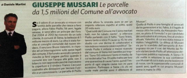 L'articolo de IL FATTO